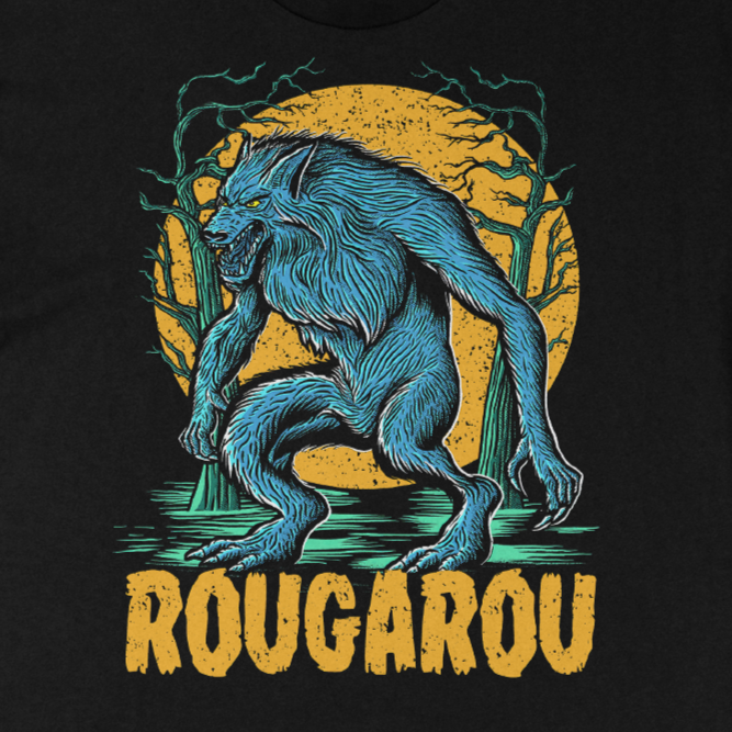 Rougarou Moon Swamp Werewolf Tee