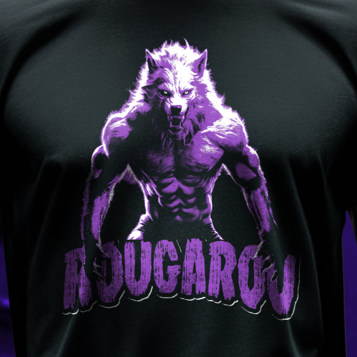 Beast of the Night Rougarou Swamp Werewolf Tee