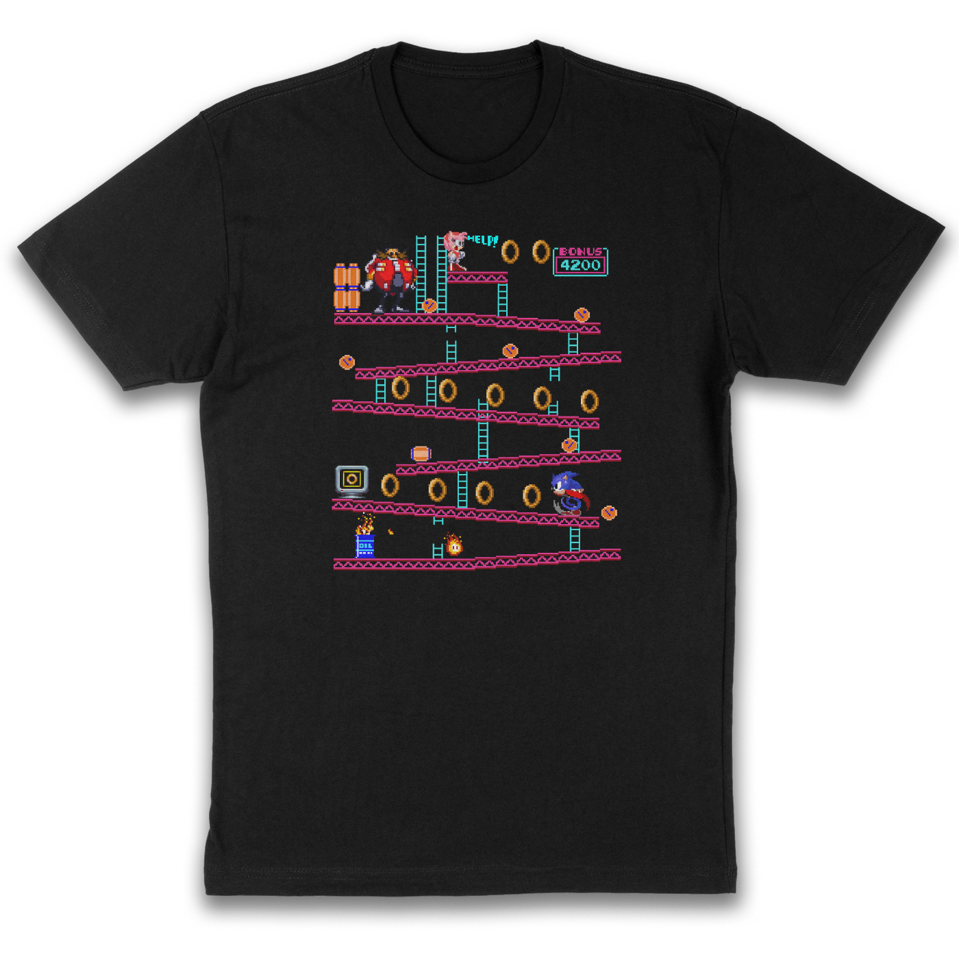 Donkey Kong Sonic Mashup Shirt