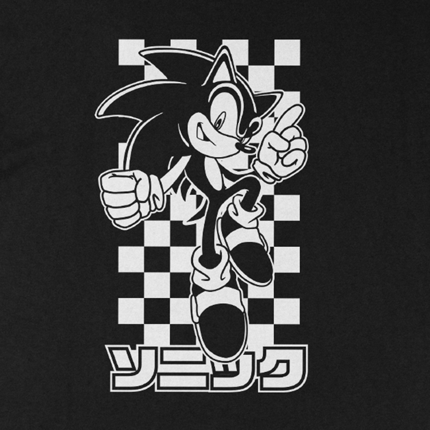 Sonic Japanese Checker Shirt