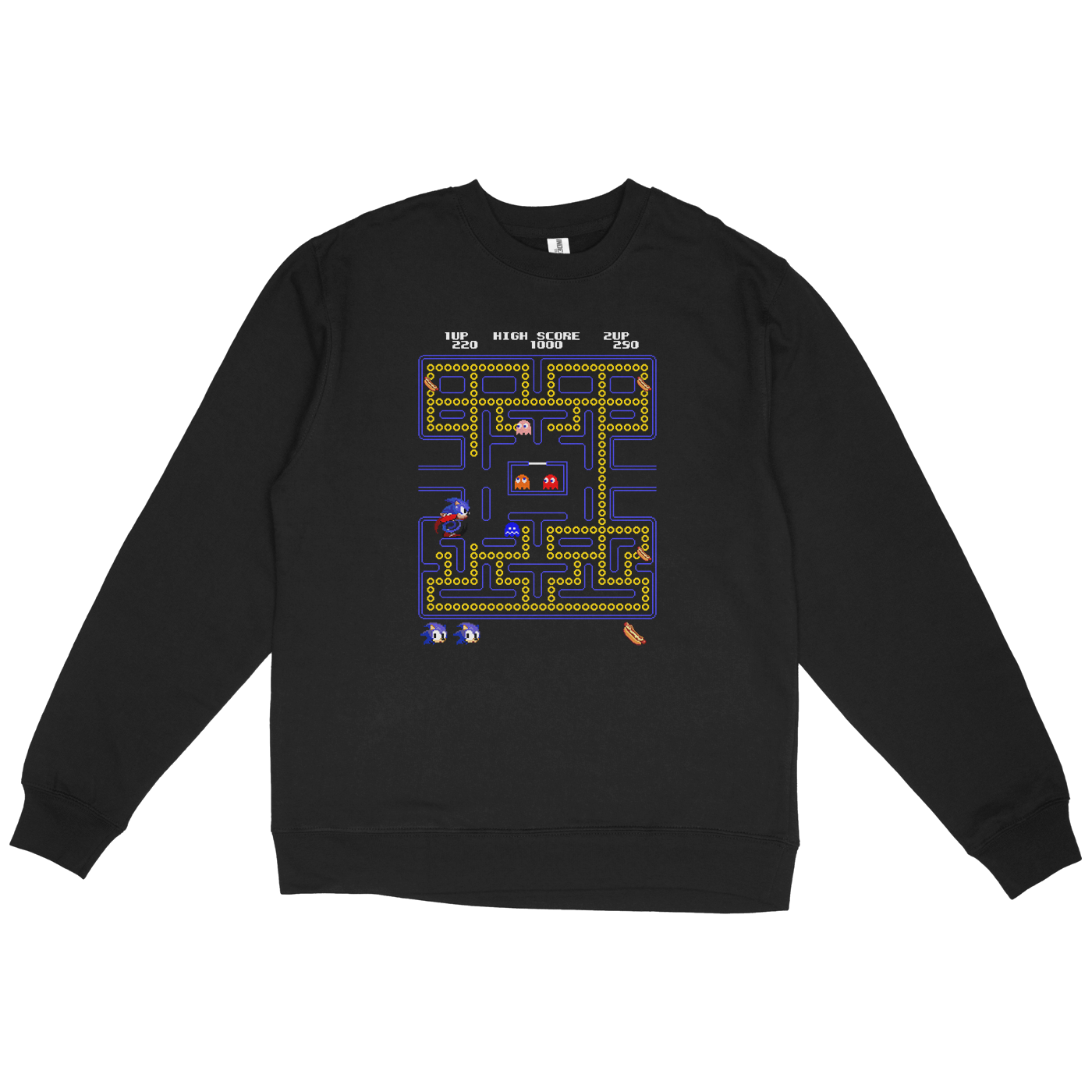 Sonic Pacman Mashup Shirt