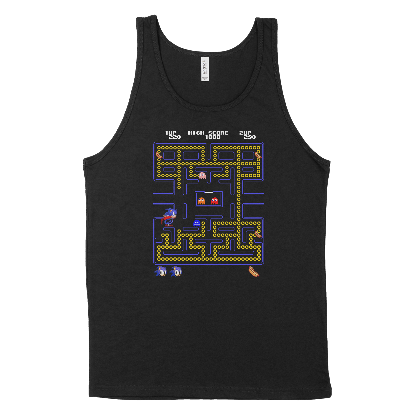 Sonic Pacman Mashup Shirt