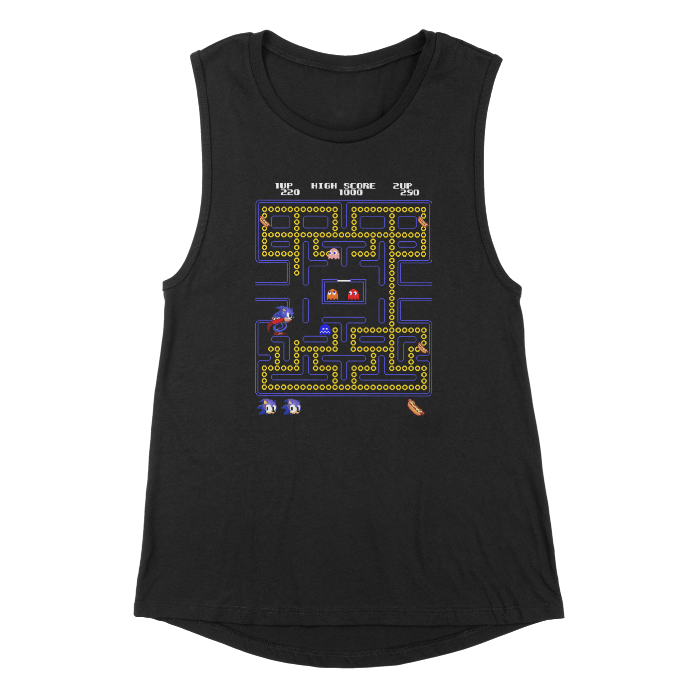 Sonic Pacman Mashup Shirt