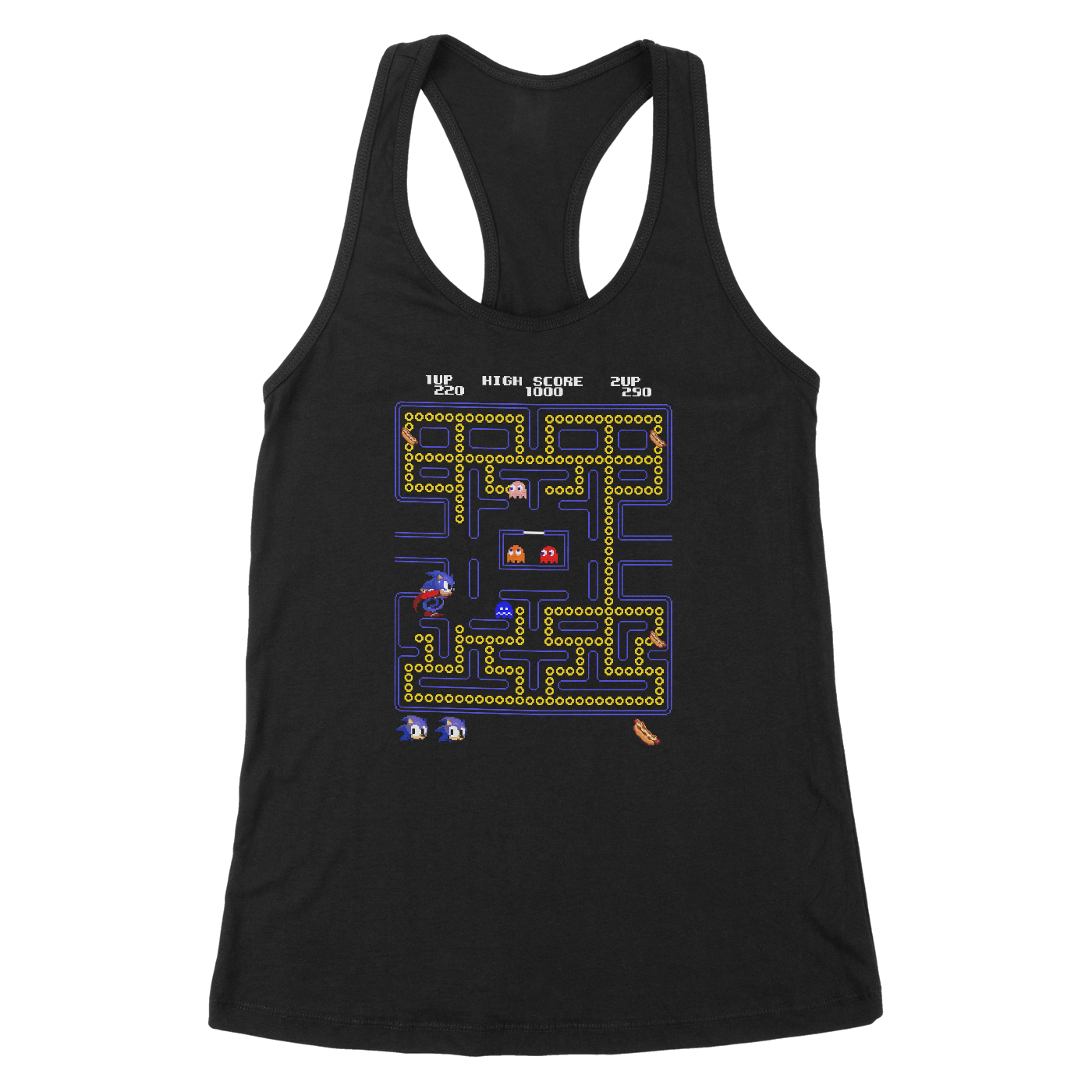 Sonic Pacman Mashup Shirt