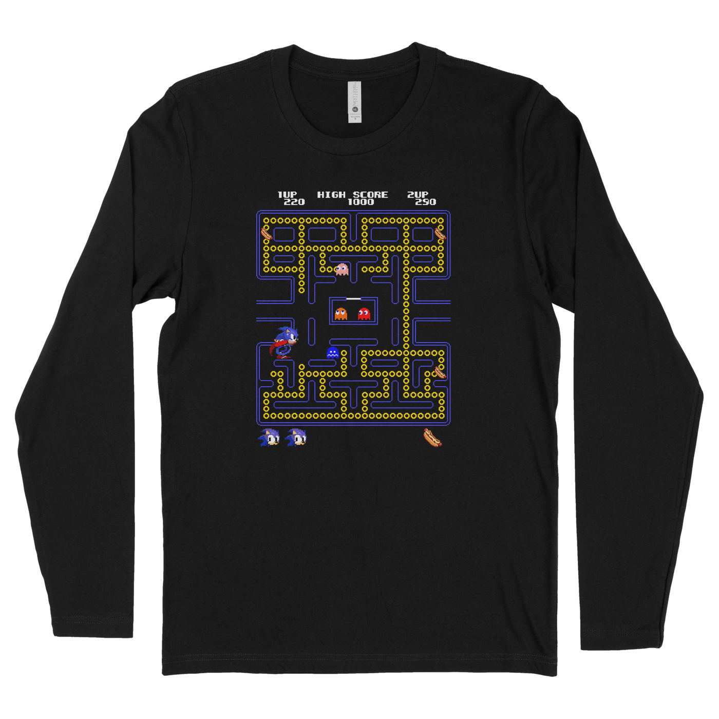 Sonic Pacman Mashup Shirt