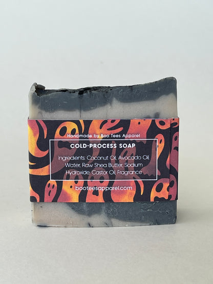 Spontaneous Human Combustion (Tobacco and Bay Leaf) Cold-Process Soap | Ghosted Soaps