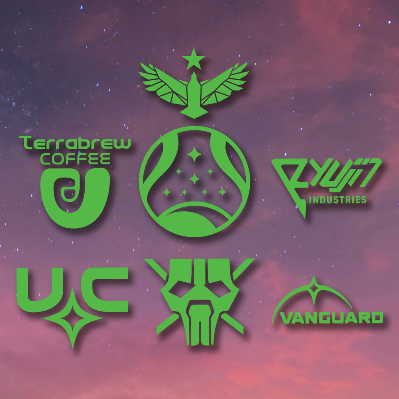 Starfield Pack Vinyl Decals
