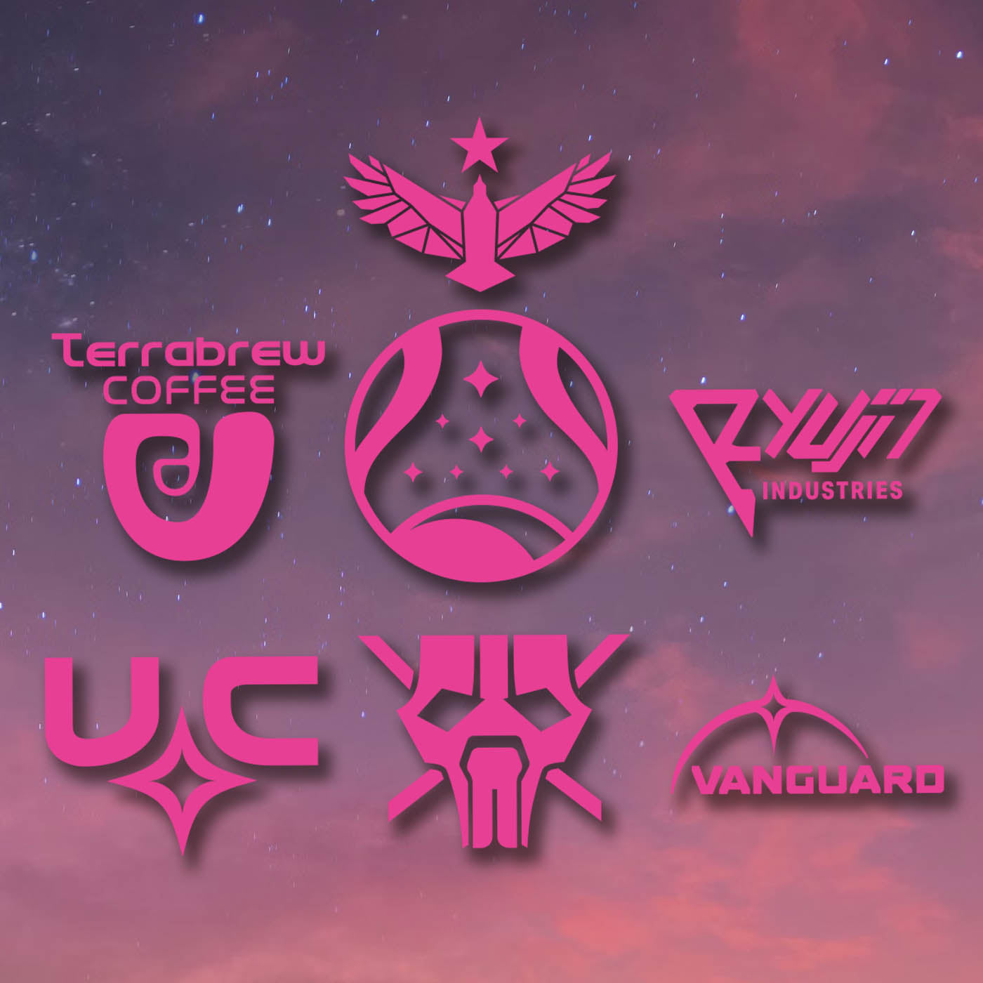 Starfield Pack Vinyl Decals