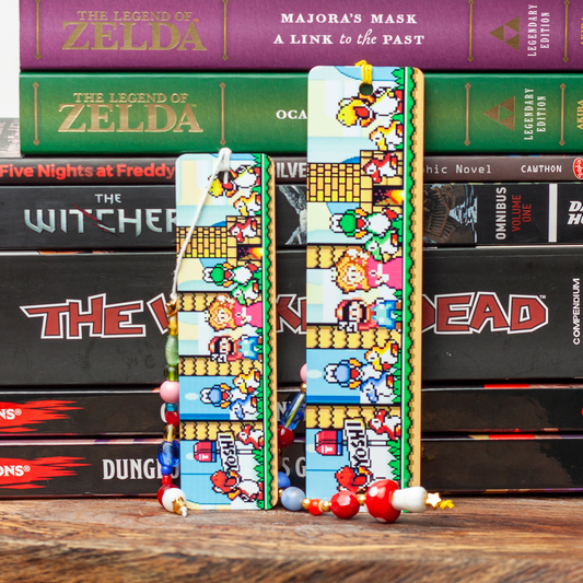 Super Mario World -  Yoshi's House Metal Bookmark