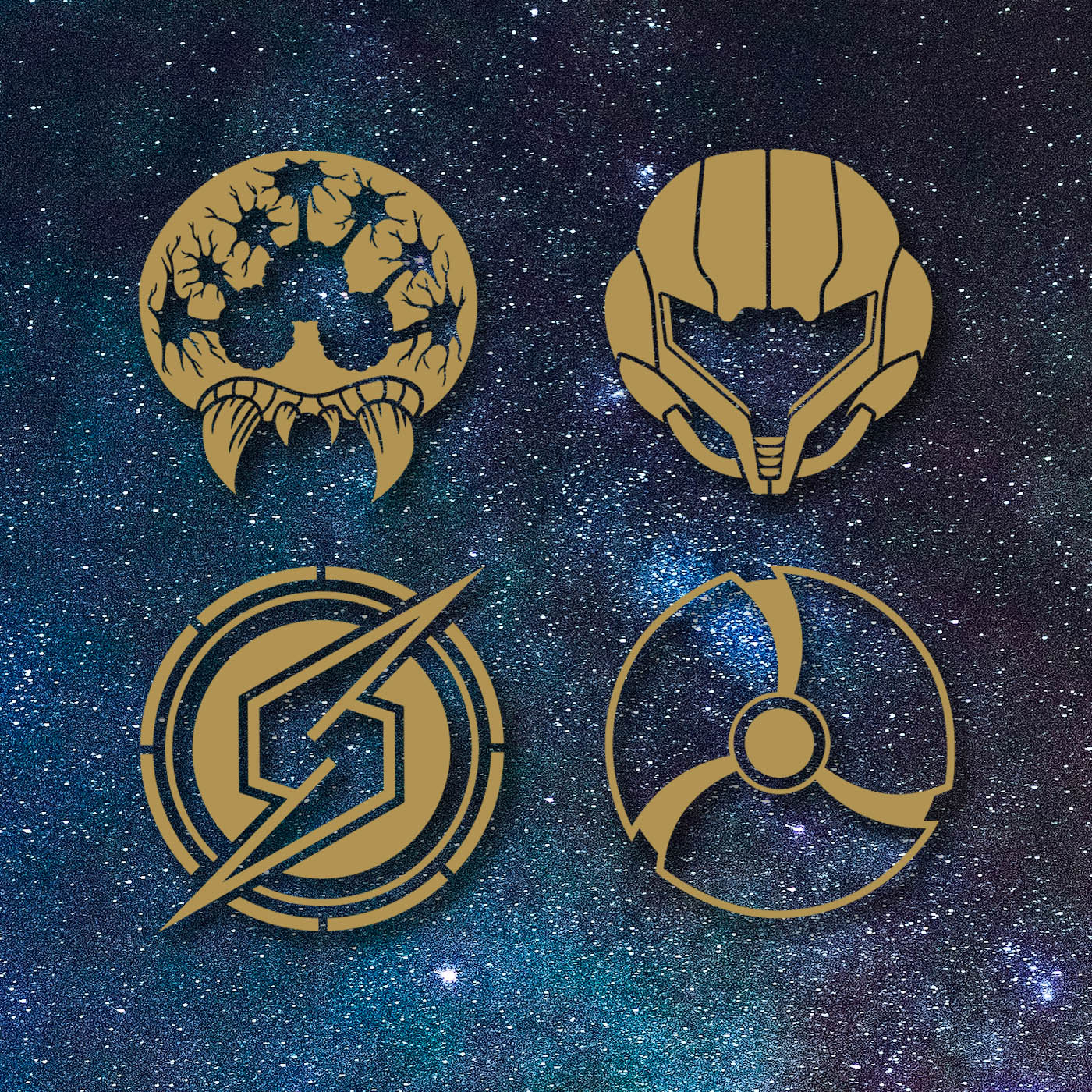 Super Metroid Dread Pack Vinyl Decals