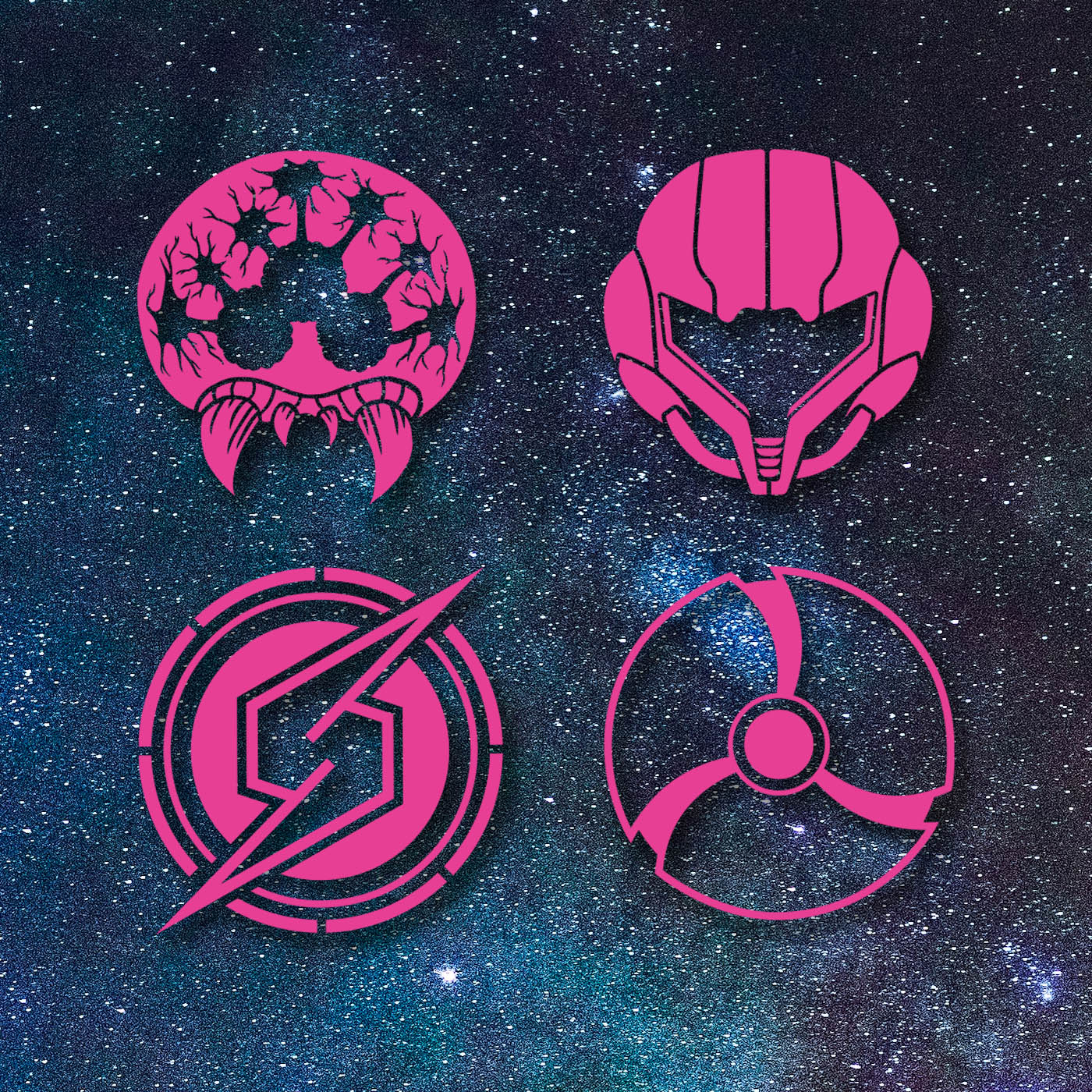 Super Metroid Dread Pack Vinyl Decals
