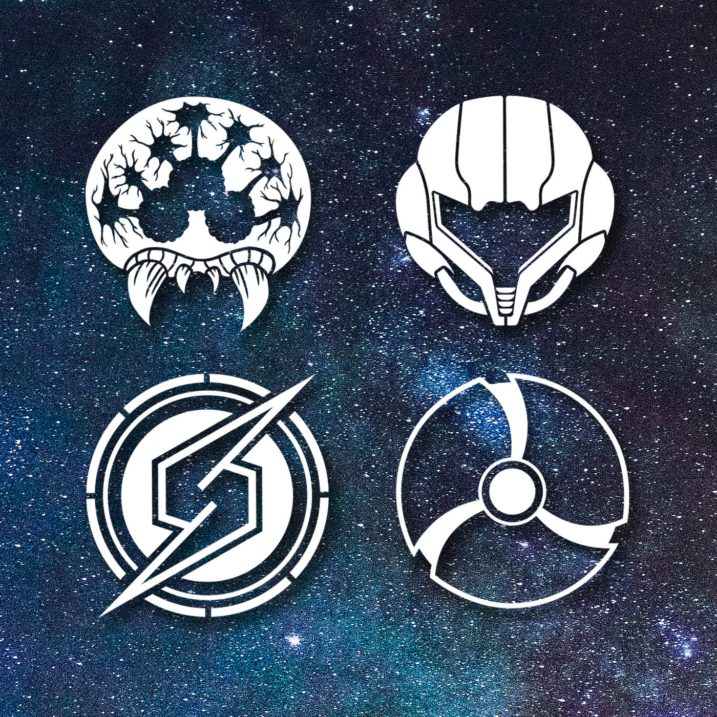 Super Metroid Dread Pack Vinyl Decals
