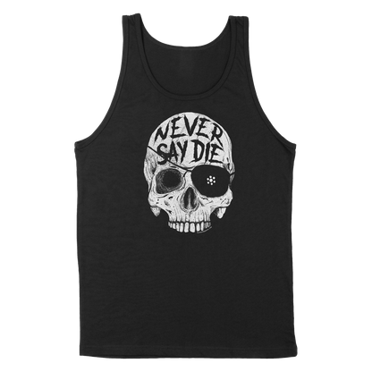 Never Say Die One Eyed Willie Skull Black Shirt