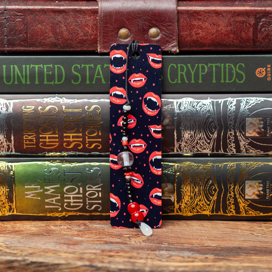 Vampire Bites Metal Bookmark