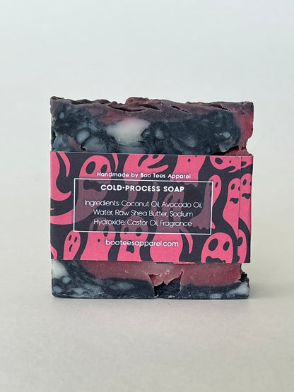 Vampire's Curse (Strawberries & Cream) Cold-Process Soap | Ghosted Soaps