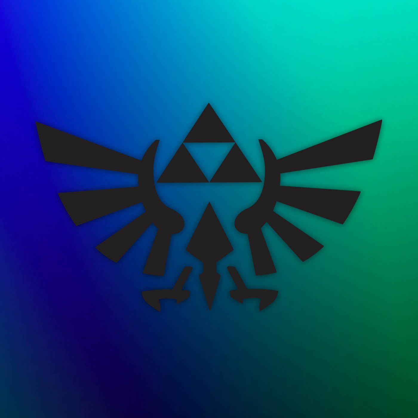 Legend of Zelda - Hylian Crest Vinyl Decal