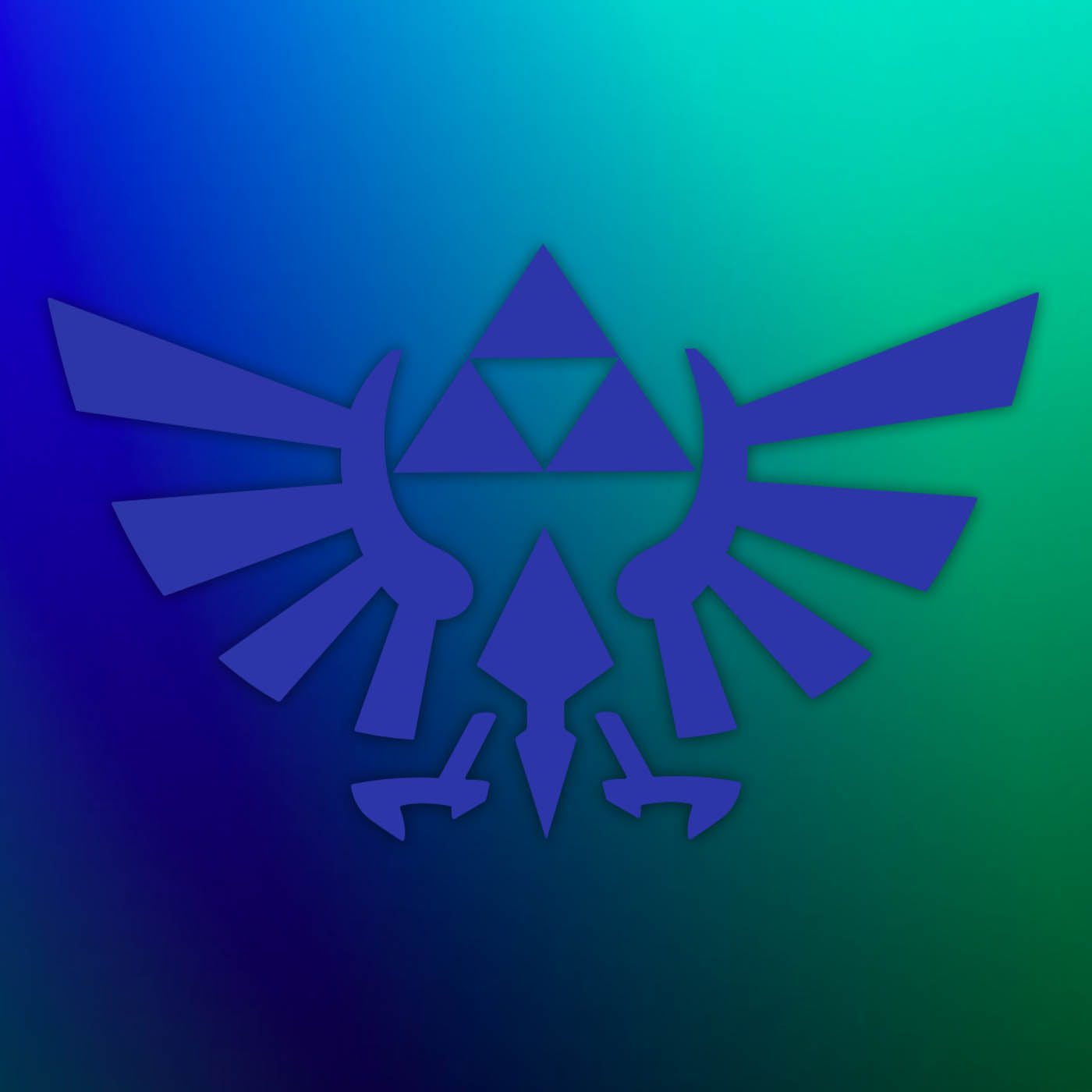Legend of Zelda - Hylian Crest Vinyl Decal