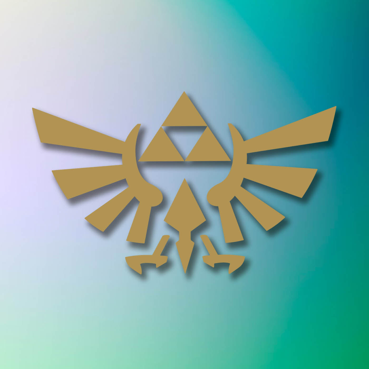 Legend of Zelda - Hylian Crest Vinyl Decal