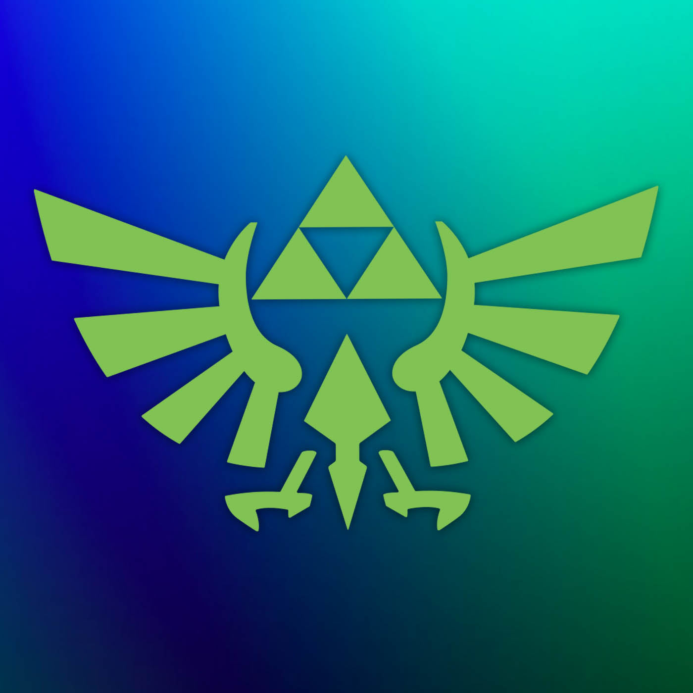 Legend of Zelda - Hylian Crest Vinyl Decal