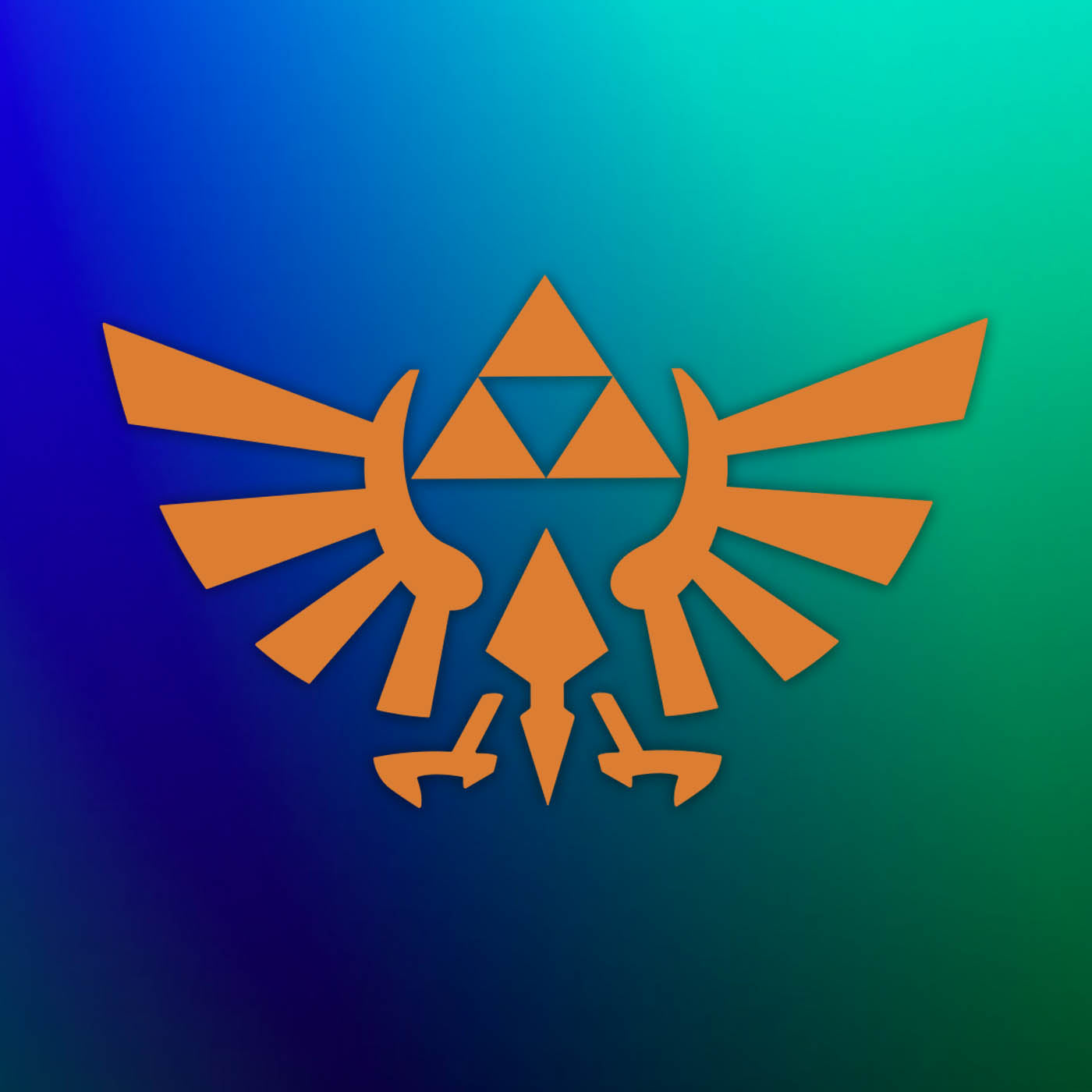 Legend of Zelda - Hylian Crest Vinyl Decal