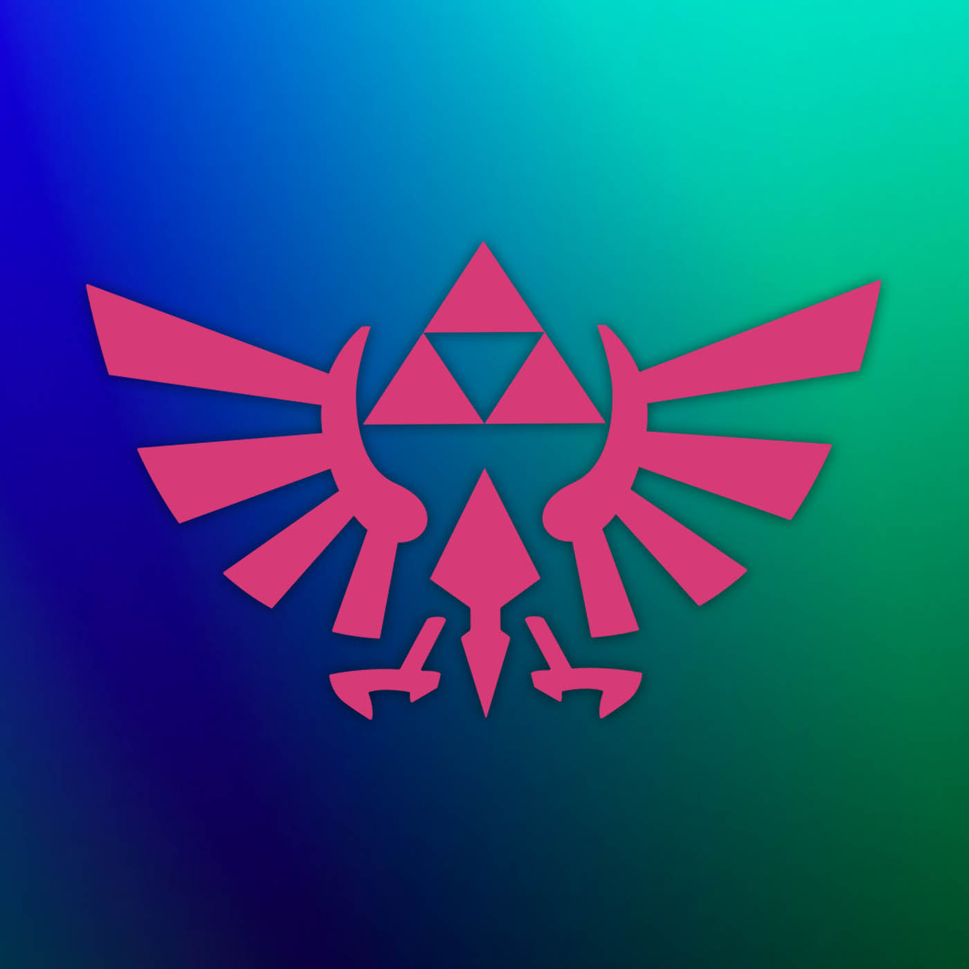 Legend of Zelda - Hylian Crest Vinyl Decal