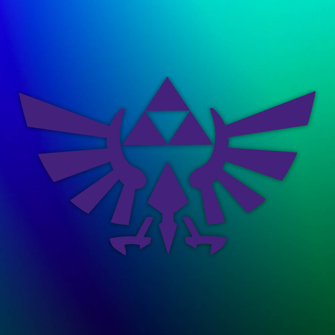 Legend of Zelda - Hylian Crest Vinyl Decal