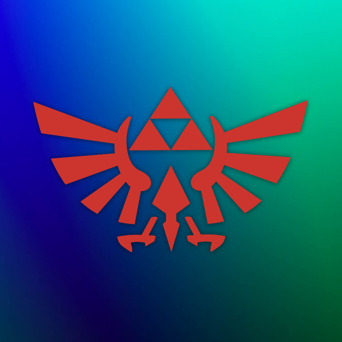 Legend of Zelda - Hylian Crest Vinyl Decal