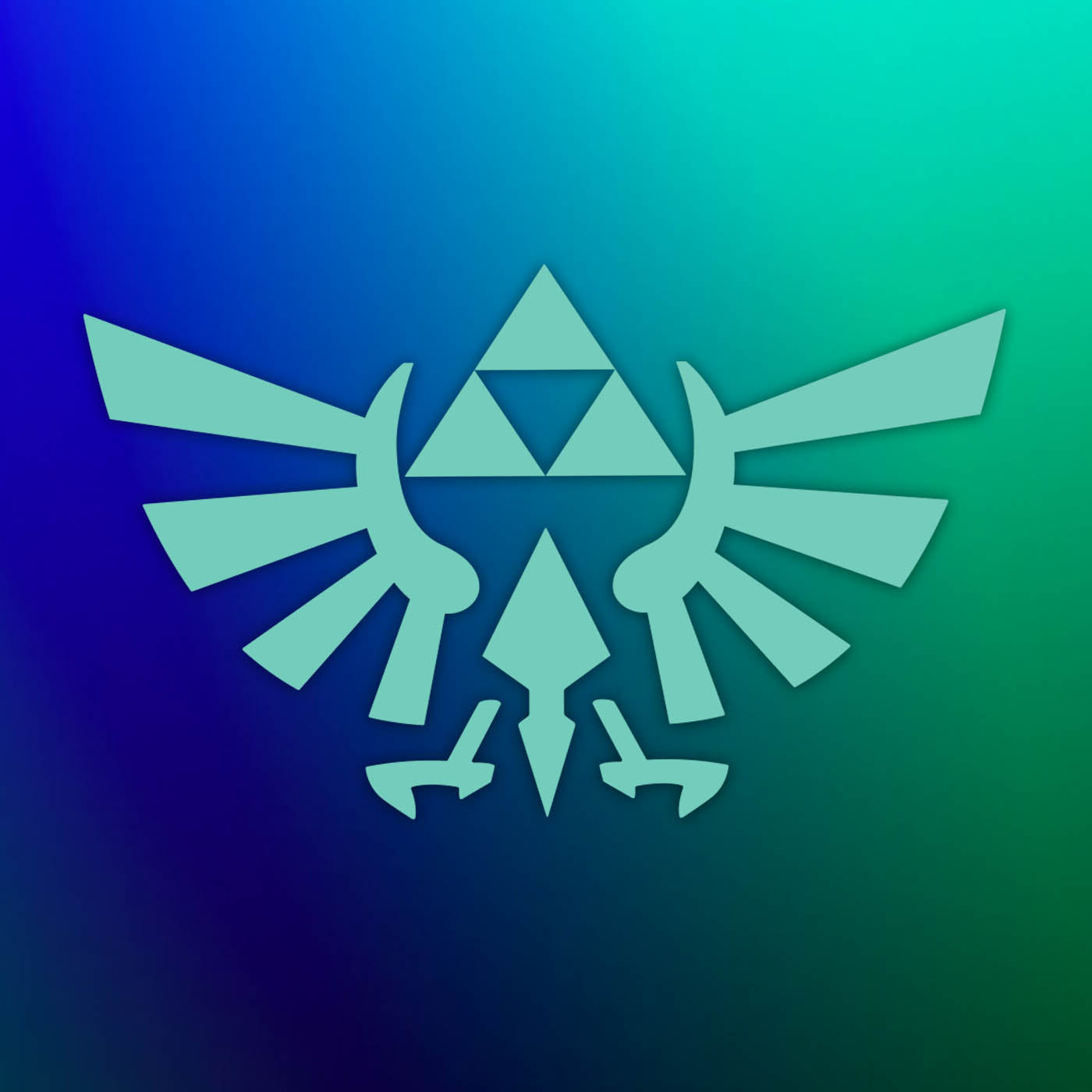 Legend of Zelda - Hylian Crest Vinyl Decal